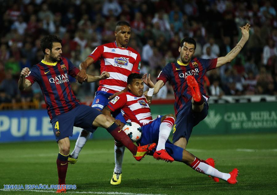 Fútbol: Granada vence 1-0 al Barcelona en Liga española