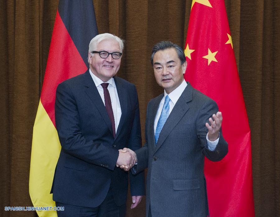 Cancilleres de China y Alemania sostienen conversaciones
