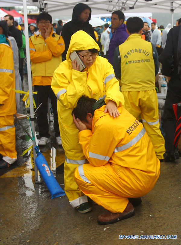 Balance de muertos en naufragio de barco surcoreano asciende a 58