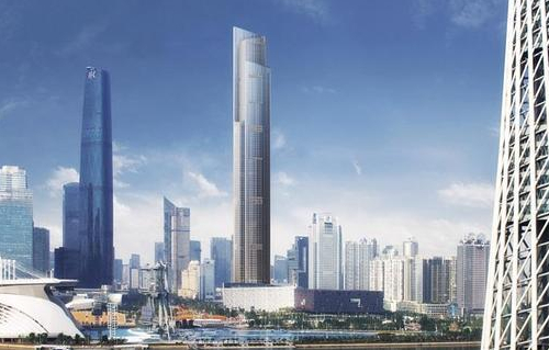 El ascensor más rápido del mundo subirá 95 plantas en 43 segundos en un rascacielos de Guangzhou