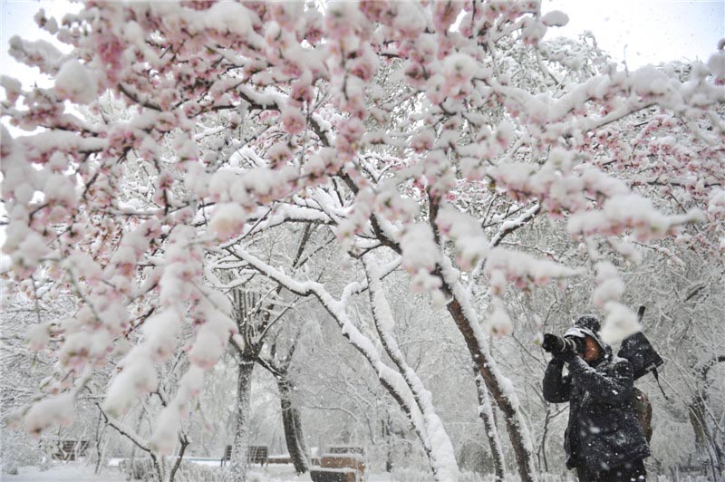 Clima extremo en la primavera de Xinjiang