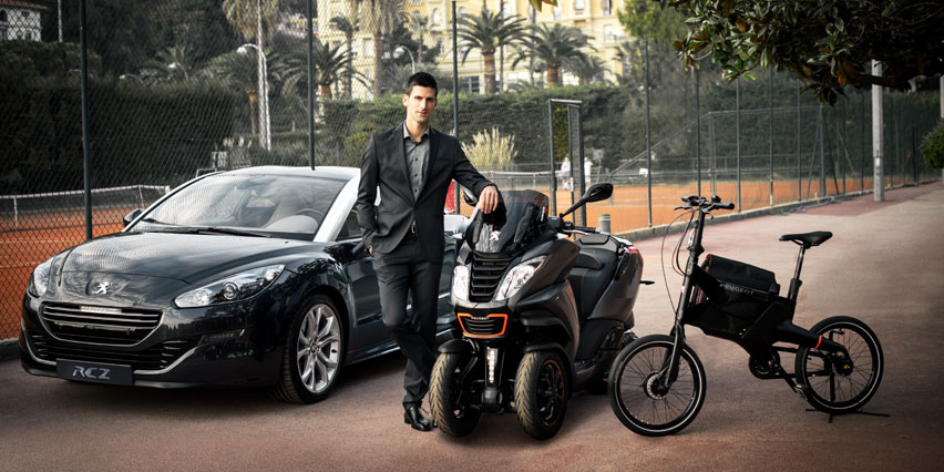 Novak Djokovic para Peugeot
