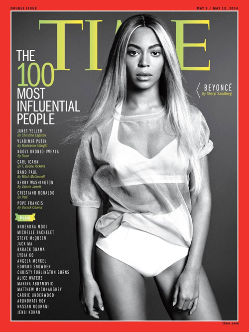 Beyoncé, nombrada la personalidad más influyente del mundo por “Time”