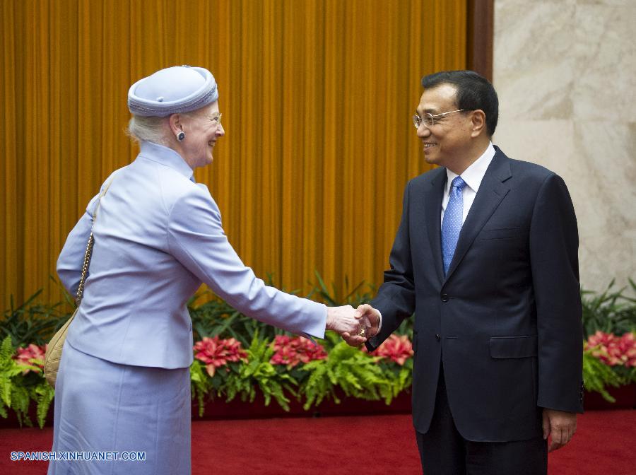 Primer ministro chino conversa con reina danesa 
