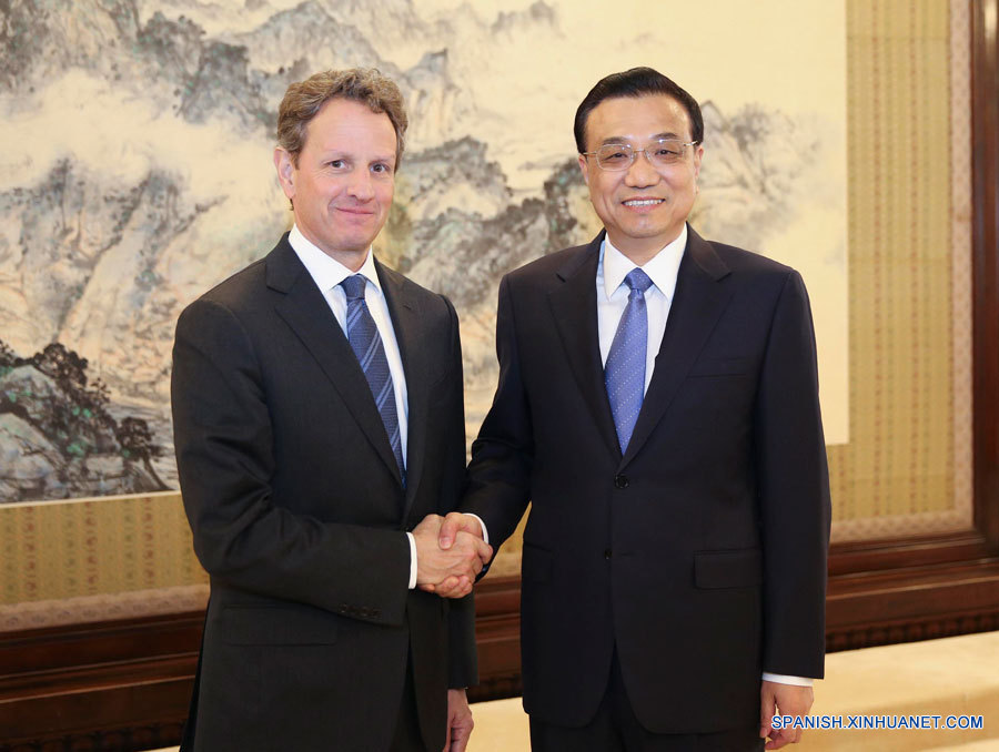 PM chino se reúne con ex secretario de Tesoro de EEUU
