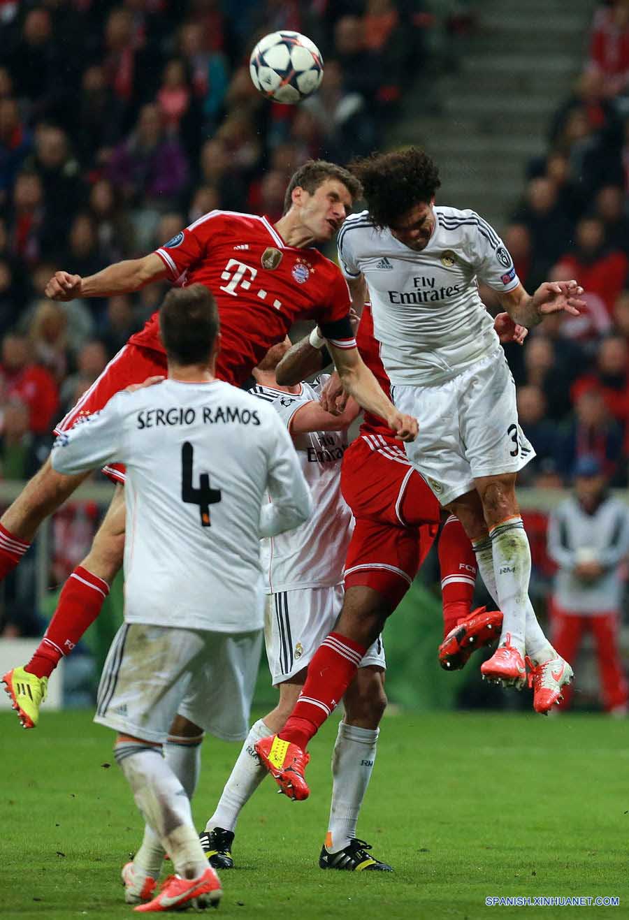 Fútbol: Real Madrid avanza a final de "Champions" tras golear al Bayern