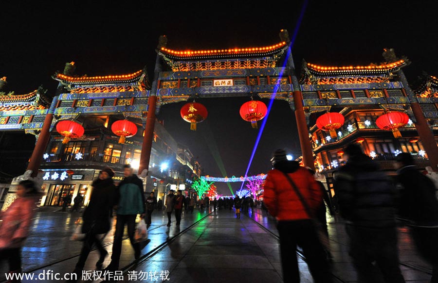 Los 10 lugares de Pekín más bellos por la noche
