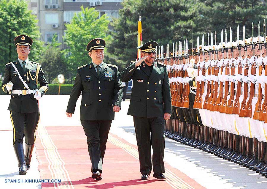 Ministro chino de Defensa se reúne con su homólogo iraní
