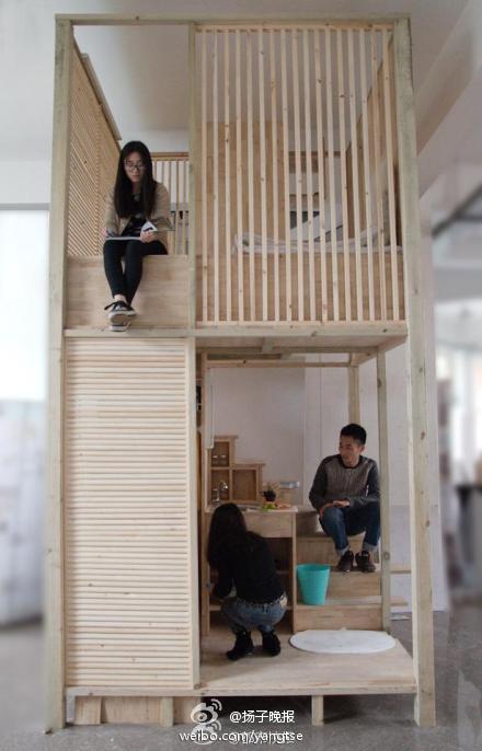 Graduado en diseño construye mini-casa