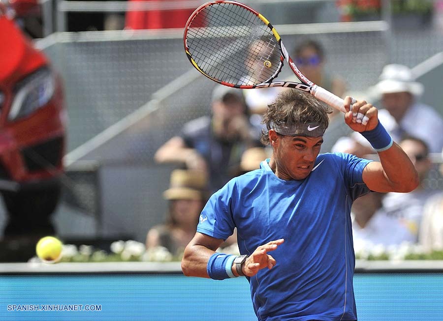 Tenis: Nadal avanza a cuartos de final del Masters 1.000 de Madrid 2