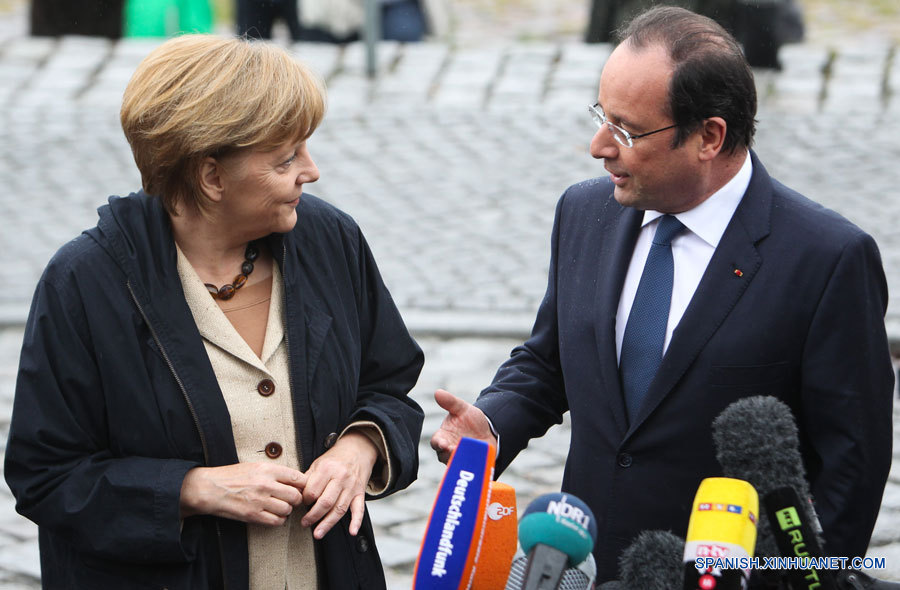 Presidente francés llega a Alemania para realizar visita de dos días 