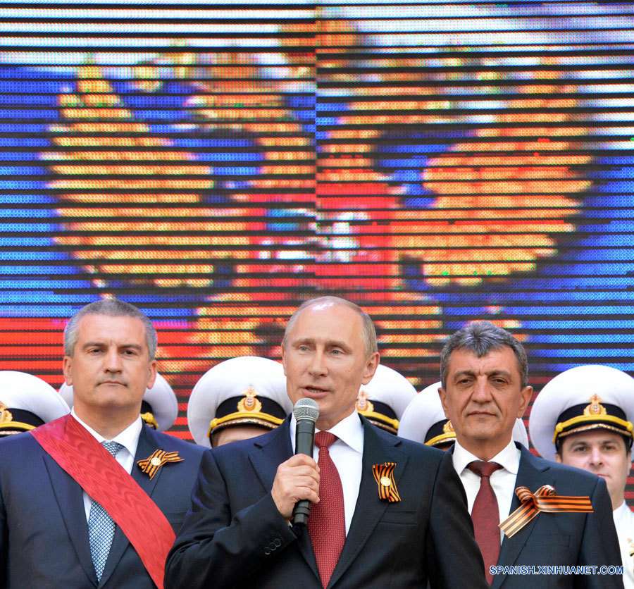 Presidente ruso llega a Sebastopol para ceremonia de Día de Victoria 