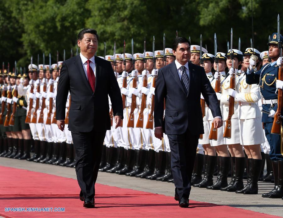 China y Turkmenistán prometen desarrollar asociación estratégica