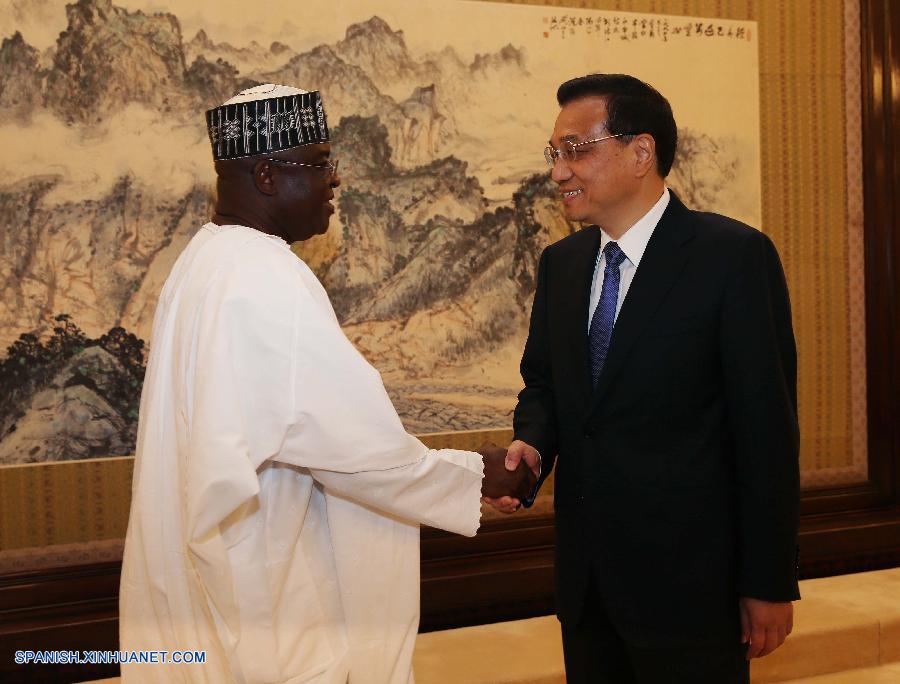 Primer ministro chino se reúne con presidente de Senado nigeriano