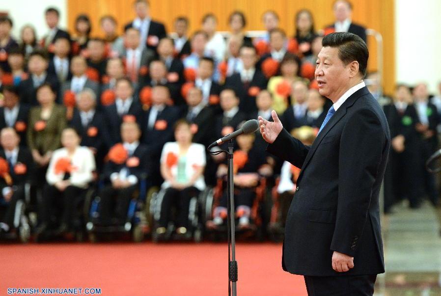 Presidente chino elogia a discapacitados modelo (3)