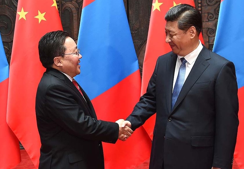 Presidente chino se reúne con homólogo mongol en Shanghai