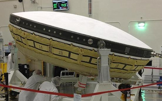 La NASA fabrica un platillo volador para Marte