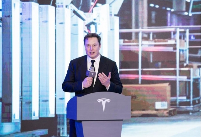 Imagen de Elon Musk, en Shanghai, China, el 7 de enero de 2020. (Xinhua/Ding Ting)