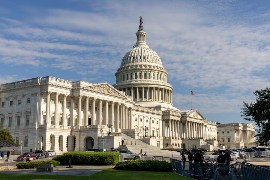 Imagen del 3 de julio de 2025 del edificio del Capitolio de Estados Unidos en Washington D. C. (Xinhua/Hu Yousong)