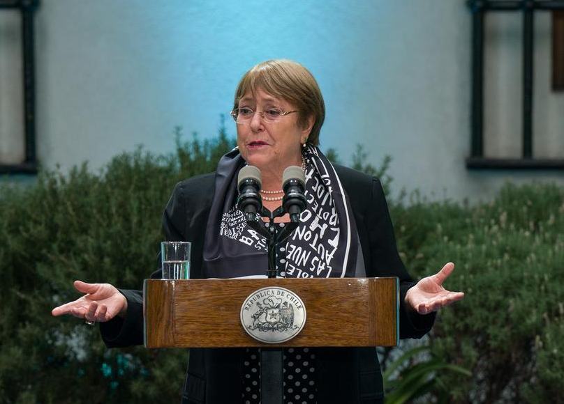 Chile oficializa inscripción de expresidenta Bachelet a la Secretaría General de la ONU