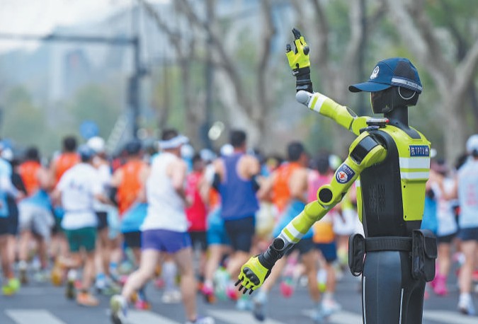 Conozca al primer escuadrón de robots policías de tráfico de China