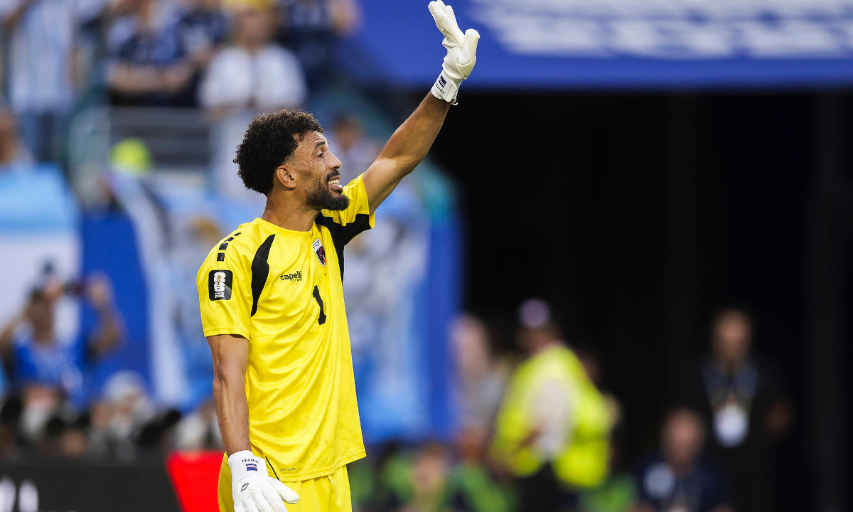 El portero Vozinha, de Cabo Verde,en el partido entre Argentina y Cabo Verde de la Copa Mundial FIFA 2026. (Foto: VCG)