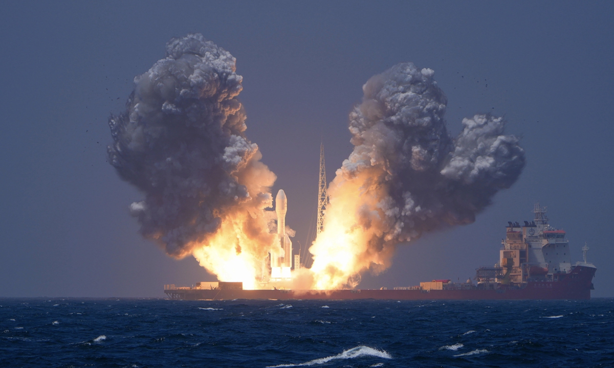 Cohete Gravity-1 valida capacidad china de largo alcance transmarítimo