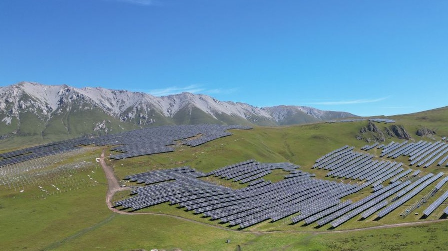 Paisaje otoñal de Gansu, en el noroeste de China