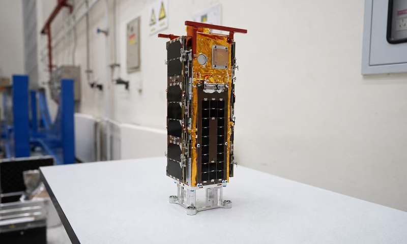 El CubeSat Lingzhi-09 de Tailandia, desarrollado por la empresa comercial espacial china GalaxySpace. (Foto: cortesía)