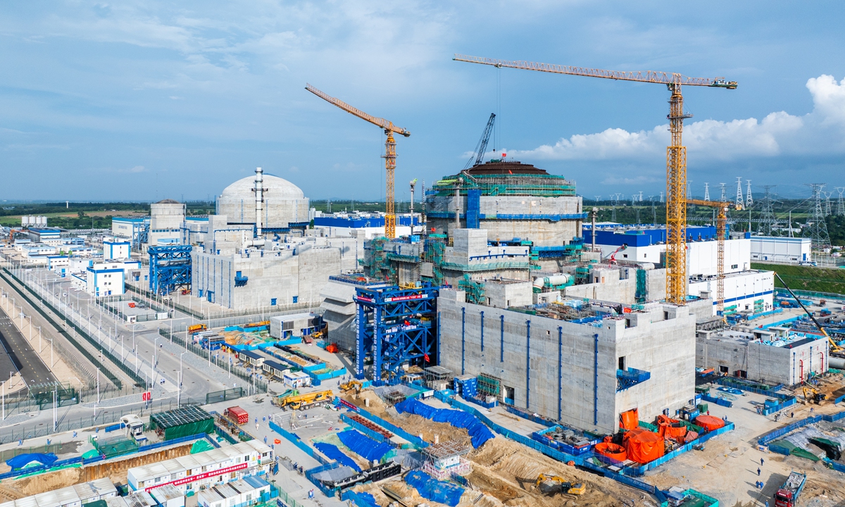 Unidades 3 y 4 de la central nuclear de Huaneng Changjiang, en el Puerto de Libre Comercio de Hainan, en el sur de China. Foto: cortesía de China Huaneng Group Co., Ltd.