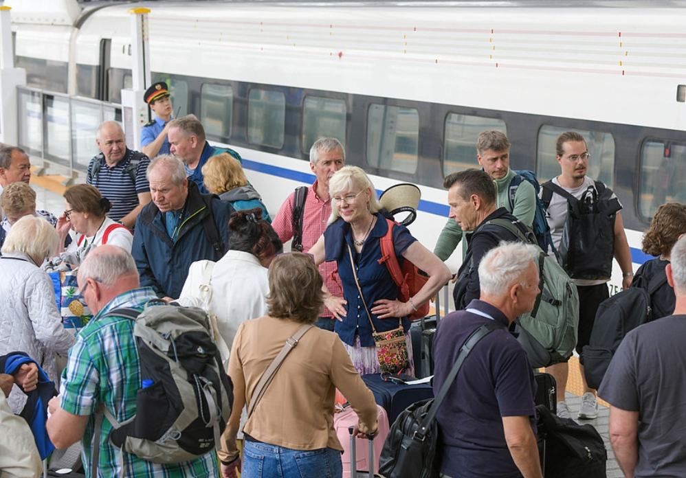 Los viajes en tren de extranjeros en China aumentaron un 33,3 % entre enero y agosto