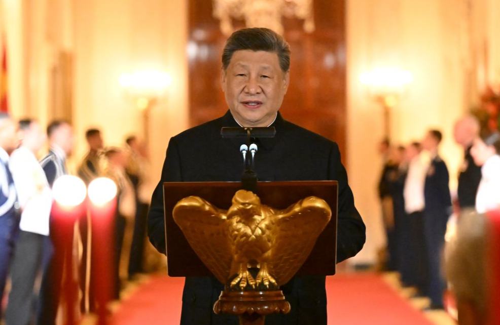 Xi asiste a banquete de bienvenida ofrecido por Trump