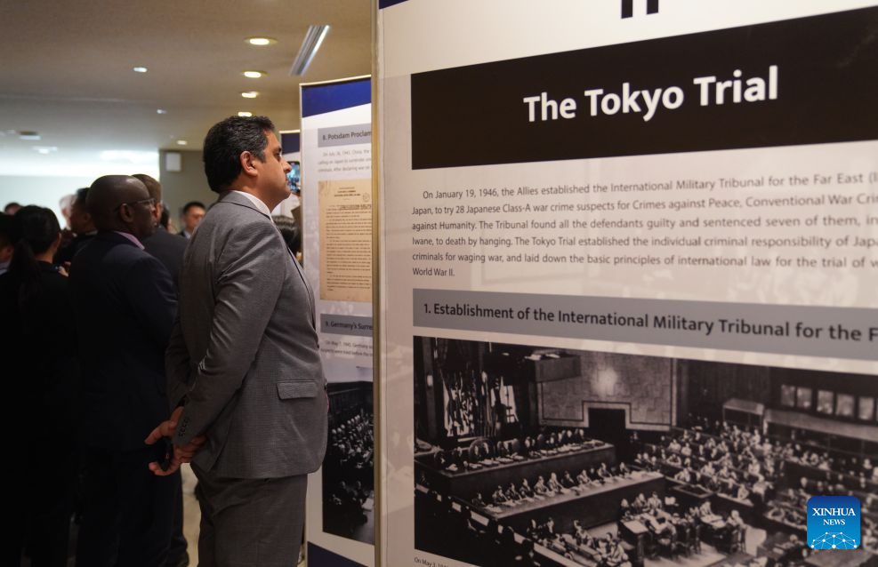 China lleva legado del Juicio de Tokio a sede de ONU con exposición por 80º aniversario